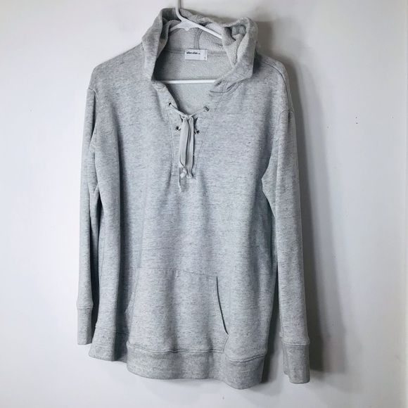 Allen Allen large hoody grey top sweatshirt - Picture 1 of 11